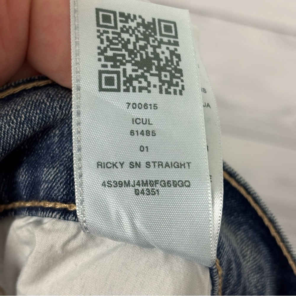 True Religion Men’s Ricky Relaxed Straight Jeans Size 36X34 NWT - Picture 16 of 16